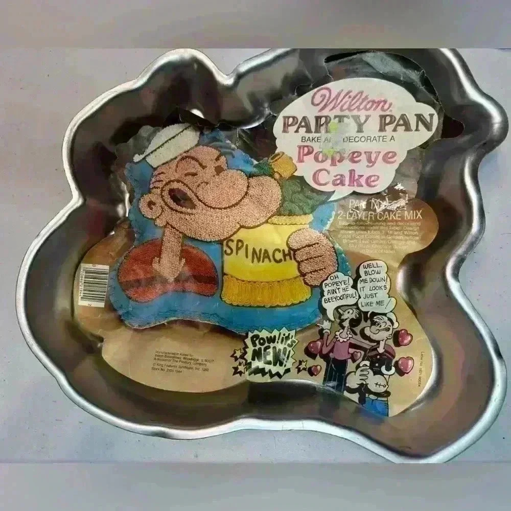 Vintage 1980 Wilton Popeye Cake Pan